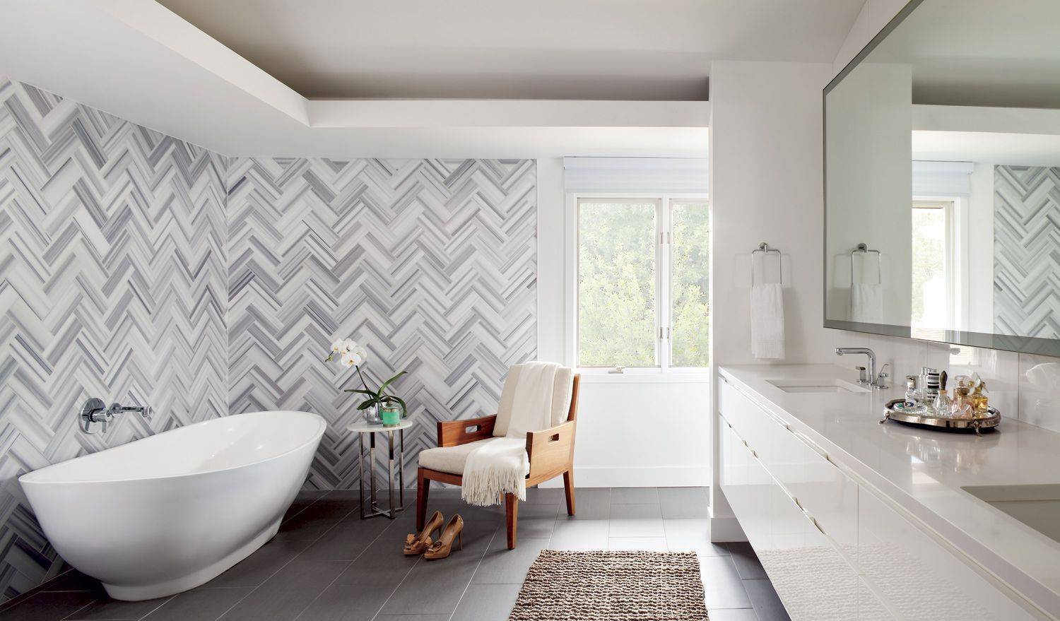 Herringbone Surface Ideas for Floors Walls and Small Accents